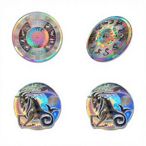 สติกเกอร์กันปลอมแบบโฮโลแกรม 3 มิติ PET คุณภาพสูงสำหรับงานฝีมือเทียนหอม  รับผลิตตามสั่งพร้อมโลโก้และบรรจุภัณฑ์ - Product Image 1