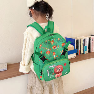 ขายร้อนการ์ตูนสิงโตกระเป๋านักเรียน <span class=keywords><strong>2</strong></span> ชิ้นชุดกระเป๋าหนังสือความจุขนาดใหญ่เด็กเป้ - Product Image 6