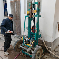 Nouvelle machine de forage de puits d'eau électrique portable de 3 kW, 220 V, 100 m de profondeur, pour usage domestique et agricole
