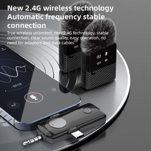 Nuevo Micrófono Inalámbrico Portátil con Clip MS11 <span class=keywords><strong>para</strong></span> Vlog, Entrevistas, Creación de Contenido Telefónico, Micrófono <span class=keywords><strong>para</strong></span> la Mejor Calidad de Audio - Product Image 5