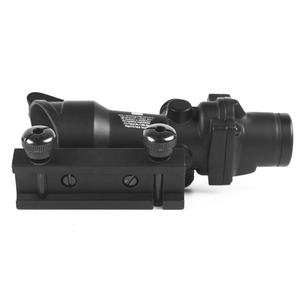 Mira de Caça Vermelha/Verde com Lente Objetiva de 32mm, Ampliação de 4x, Visor de Ponto Vermelho, À Prova d'Água, Uso Tático ao Ar Livre - Product Image 6