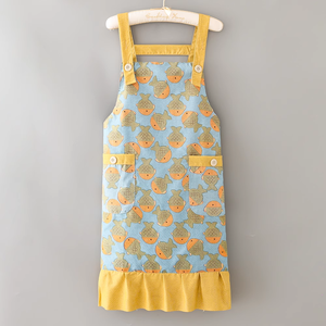 Tablier de cuisine en coton vert abordable avec poches, tablier de chef rayé, tablier de cuisine professionnel <span class=keywords><strong>pas</strong></span> <span class=keywords><strong>cher</strong></span> pour la maison et la restauration - Product Image 3