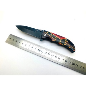 In acciaio inossidabile tipo materiale utility campeggio tattico esterno sopravvivenza caccia coltello tascabile pieghevole - Product Image 1