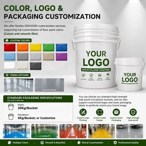 Magazzino industriale pavimenti in calcestruzzo liquido luminoso vernice pavimento a base d'acqua epossidica <span class=keywords><strong>recina</strong></span> epossidica para pisos vernice per pavimenti finitura - Product Image 4
