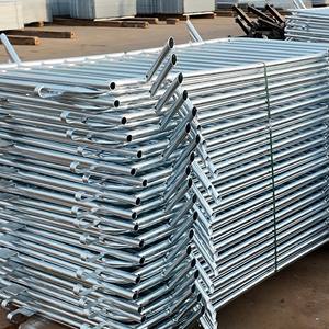 รั้วกั้นฝูงชนแบบกำหนดเอง ขนาด 2x1.2 เมตร สำหรับงานเทศกาล รั้วกั้นชั่วคราว ควบคุมฝูงชน - Product Image 4