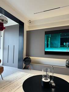 <span class=keywords><strong>Ihome</strong></span> เฟอร์นิเจอร์ห้องนั่งเล่นสไตล์มินิมอลคลาสสิคตู้ไม้ขนาดใหญ่พร้อมตู้โชว์ - Product Image 5