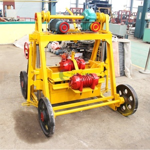 Chức Năng Mới <span class=keywords><strong>QMJ4</strong></span>-<span class=keywords><strong>45</strong></span> Di Động Bê Tông Rỗng Khối Làm Máy Cho Thị Trường Anh Nhà Sản Xuất Gạch Di Động - Product Image 5