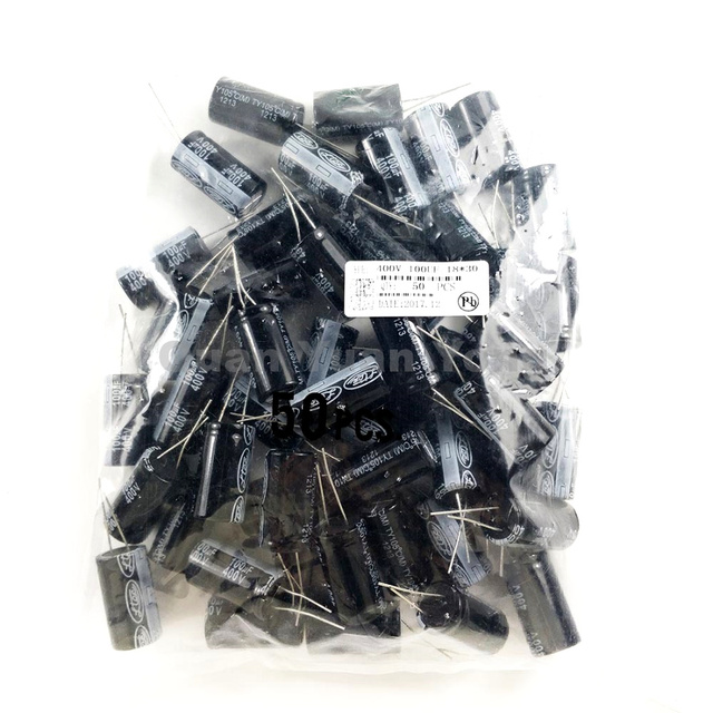 High voltage variable Electronic components capacitor 400V 100UF 18X30