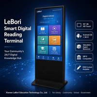 Kiosco de Información para Bibliotecas con Pantalla Táctil Interactiva IP65, WiFi de Doble Banda, Ethernet Gigabit, Actualización Remota, Estación de Consulta OPAC
