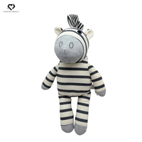 Jouets en peluche super doux, série animaux de la forêt, éléphant, singe, girafe, zèbre, crocodile, rembourrés en coton PP, lavables