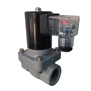 صمام لولبي إلكتروني <span class=keywords><strong>2</strong></span> "12 فولت كهربائي BSP صمام لولبي مضاد للتآكل UPVC - Product Image 3