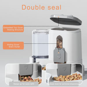 Nuovo Distributore Automatico di Cibo e Acqua per Cani, Ciotola per Cibo e Acqua - Product Image 6