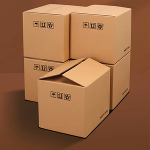 Oem nhà máy biểu tượng tùy chỉnh thân thiện với môi tái chế hộp các tông sóng lớn bưu phẩm cho rượu sâm banh vận chuyển bao bì - Product Image 1