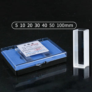 Spectromètre de laboratoire Transmittance ultraviolette UV Cellule à flux optique Cuvette en verre de quartz avec couvercle à vis - Product Image 5