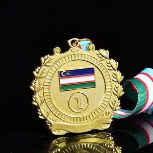 Medali Permainan yang disesuaikan medali logam paduan seng medali penghargaan logam disesuaikan medali penghargaan emas