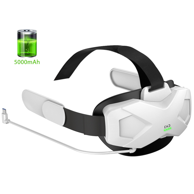 Elite Strap Head Strap for Oculus Quest 2 With Mobile Charging Head Strap Replacement Accessories Comfortable with VR Adjustable