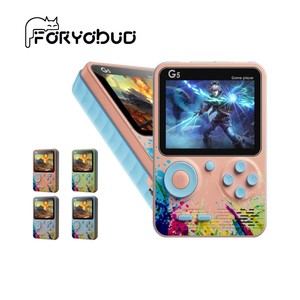 G5 <span class=keywords><strong>Retro</strong></span> 500 juegos clásicos consola de juegos portátil pantalla de 3,0 pulgadas Gamepad portátil Macaron Color batería recargable jugadores - Product Image 1