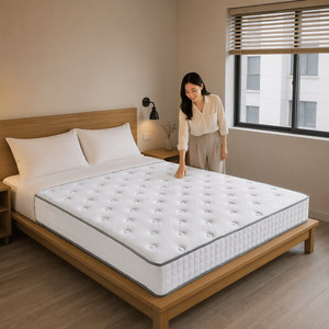 Colchón Ortopédico Moderno con Muelles Ensacados Estándar de Hotel, Duradero, Anti-Deformación, Transpirable, para <span class=keywords><strong>Apartamentos</strong></span> de Alquiler Vacacional en el Sudeste Asiático - Product Image 1