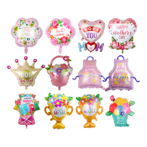 Día DE LA MADRE Globos de papel de aluminio Ramo en forma de trofeo Decoración del Día de la madre Feliz Dia De La Madre - Product Image 1
