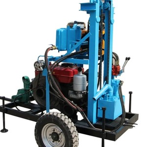 Máy khoan giếng khoan nước quay 150m & 200m sâu 22hp động cơ diesel với máy bơm lõi cho Máy khoan đá pozos perforadora - Product Image 1