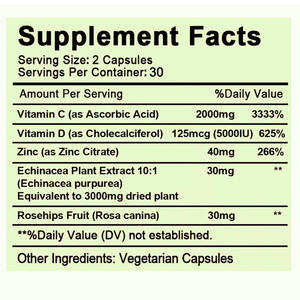 Yetişkinler için <span class=keywords><strong>C</strong></span> Vitamini ve Çinko Yumuşak Kapsülleri, D3 Vitamini İçeren Multivitamin Takviyesi - Product Image 4