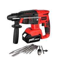 Marteau perforateur rotatif sans fil 21V 1000W à moteur brushless, idéal pour l'industrie et le bricolage, vente en gros directe usine OEM, meilleur rapport qualité-prix pour le béton.