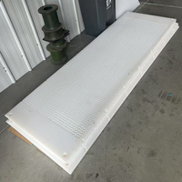 Plaque de découpe UHMWPE à trous ronds pour machine textile Jacquard, antistatique, taille et épaisseur personnalisables
