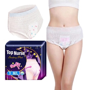 Serviettes hygiéniques menstruelles en coton à absorption super élevée pour flux abondant, protection respirante anti-fuite, conception à ailettes pour utilisation nocturne - Product Image 2