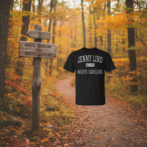 Camiseta vintage de Jenny Lind de Carolina del Norte, fundada en 1850 - Product Image 3