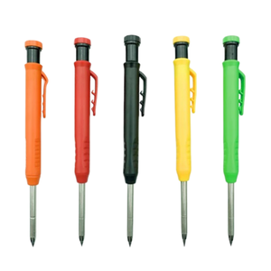 Industrial Deep Hole Carpenter Pencil Mechanical Marker for Woodworking Construction Architect with Sharpener - Product Image 1