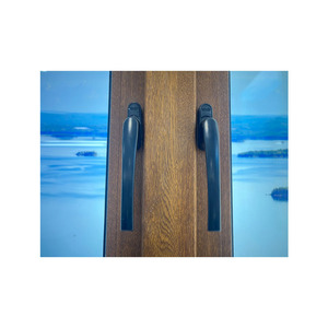 Puerta de ventana abatible con marco de aleación de aluminio para patio moderno francés, <span class=keywords><strong>vidrio</strong></span> templado de aleación recubierto de polvo clásico antiruido duradero - Product Image 6