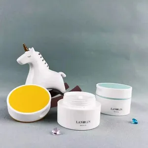 Luxo vazio frascos cosméticos 50ml rosto creme embalagem skincare creme jar plástico jar recipientes