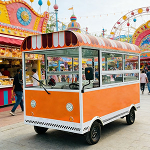 Camión de comida móvil, camión de venta ambulante, puede vender hot dogs, café y jugos. - Product Image 1