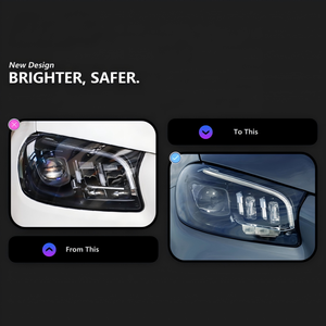 Faros Delanteros LED de Alta Calidad de 12V para <span class=keywords><strong>Mercedes</strong></span> <span class=keywords><strong>GLS</strong></span> (X167) 2020-2024, 6000K, 6000 Lúmenes - Product Image 5