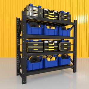 أرفف تخزين للمستودعات بواجب خفيف مدمجة مخصصة للمساحات الصغيرة وأرفف تنظيم سهلة - Product Image 2