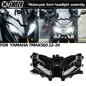 Conjunto de Faro LED para Yamaha <span class=keywords><strong>TMAX</strong></span> 560 - Faro de Motocicleta de Plástico con 4 Lentes para Reequipamiento/Actualización - Product Image 2