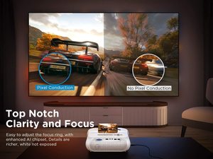 Marca caliente 1080P Full HD Proyector inteligente Fábrica original LED con lente manual OEM ODM Proyector LCD OEM ODM - Product Image 6