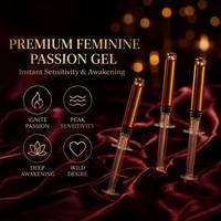 Gel Passion Féminin Premium Complexe 11 Herbes - Éveil Instantané de la Sensibilité Ambre Translucide en Seringue pH 3.8-4.5 Sûr et Délicat