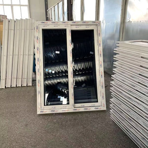 Hiện đại cao an ninh cửa <span class=keywords><strong>s</strong></span>ổ trượt kích thước nhỏ ngang PVC đôi kính cách âm bền tầng hầm cửa <span class=keywords><strong>s</strong></span>ổ nhà máy - Product Image 1