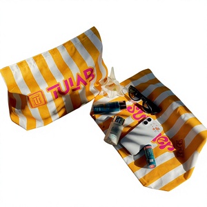 Sac fourre-tout en toile de qualité supérieure, réutilisable, avec logo personnalisé imprimé, sac de plage tendance, grand sac fourre-tout en toile - Product Image 1