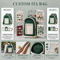 Sac Ita modulaire personnalisé à échantillonnage rapide, différents styles : Sac à dos universitaire, Sac à dos Western, Sac à main gothique, Sac à main cercueil, Sac à main UFO, Sac à main rond