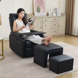 Luxury Pedicure & Manicure Chair with Ottoman for Salons - Product Image 2