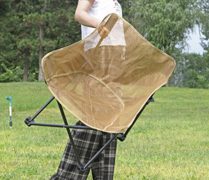 Nuova Sedia Luna Pieghevole Personalizzata in Alluminio 7075 Leggero per Campeggio e Spiaggia - Product Image 5