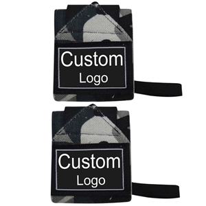 Poignets d'impression personnalisée de soutien de forme physique en gros-enveloppes d'haltérophilie de haute qualité pour des performances améliorées de gymnase - Product Image 2