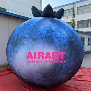 Myrtille gonflable géante pour les promotions agricoles Ballon gonflable pour les salons professionnels - Product Image 2