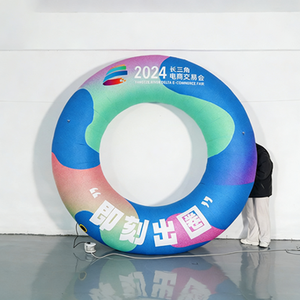 Flotador Inflable con Forma de <span class=keywords><strong>Donut</strong></span> con Logotipo, para Mantenerse Flotando, Decoración Visual para Centros Comerciales y Tiendas - Product Image 4