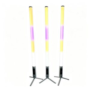 หลอดไฟแบตเตอรี่ไร้สายกันน้ำ 360 LED แบบแท่ง - เหมาะสำหรับใช้ในคลับ งานปาร์ตี้ การแสดงของดีเจ ฯลฯ - Product Image 2