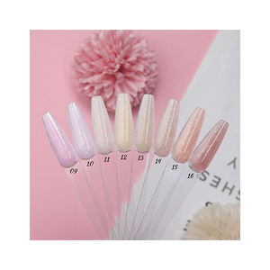 HEMA & TPO FREE Gel de construction UV dur pour extension d'ongles, effet bulle scintillant, Gel de construction à paillettes, Marque privée - Product Image 1