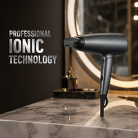 Sèche-cheveux professionnel à température constante, léger, en céramique PTC, 3 réglages de chaleur, haute vitesse, avec concentrateur