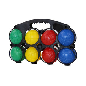 Palla da <span class=keywords><strong>Bocce</strong></span> in <span class=keywords><strong>plastica</strong></span> per bambini e adulti all'aperto portatile con custodia - Product Image 1